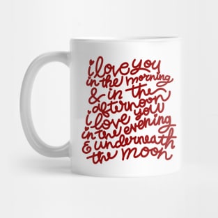 I LOVE YOU Mug